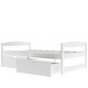 preview thumbnail 51 of 49, Pine Wood Twin Size Platform Bed Frame with 2 Drawers or Twin Size Trundle Bed Frame for Kids, Teens, No Box Spring Required