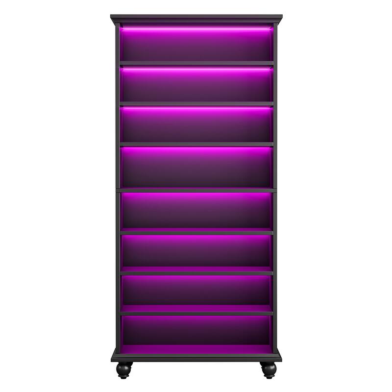 69-inch Tall Bookcase Bookshelves Book Display Stand for Living Study Room