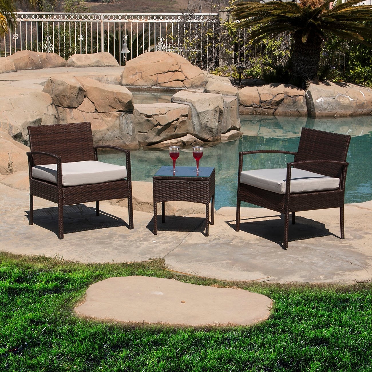 Belleze 4 piece patio hot sale set
