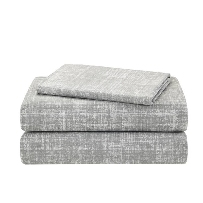 Madison Park Essentials Barret Quilt Set with Cotton Bed Sheets