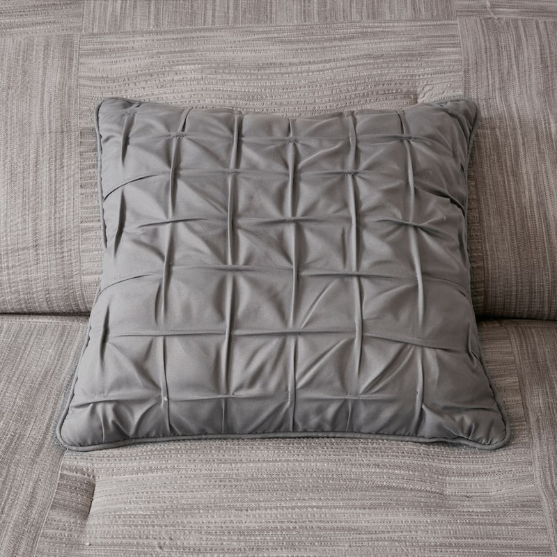 Madison Park Clayton 7 Piece Printed Seersucker Comforter Set