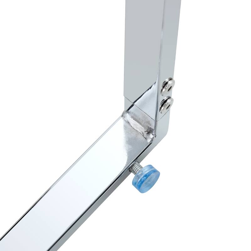 8 Piece PU High Elastic Dining Chair With High Backrest, Cushion, Silver Metal Legs For Dining Room Kitchen Living Room Bedroom