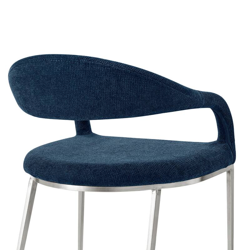 Morgan Upholstered Barrel Back Dining Chairs - Set of 2