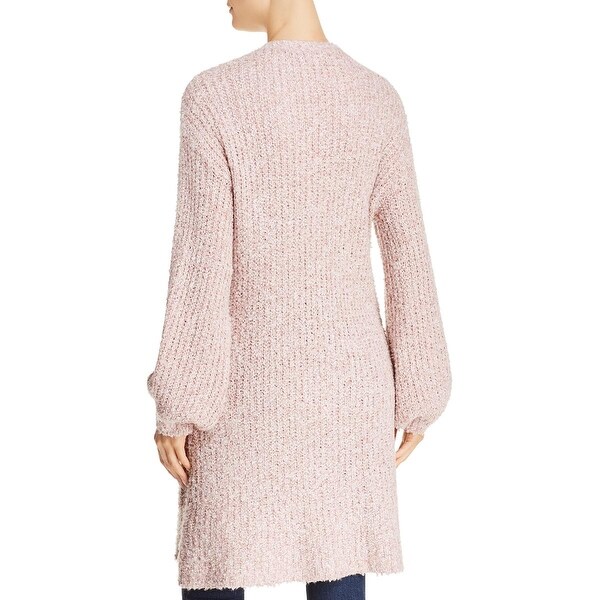 fuzzy long cardigan sweater