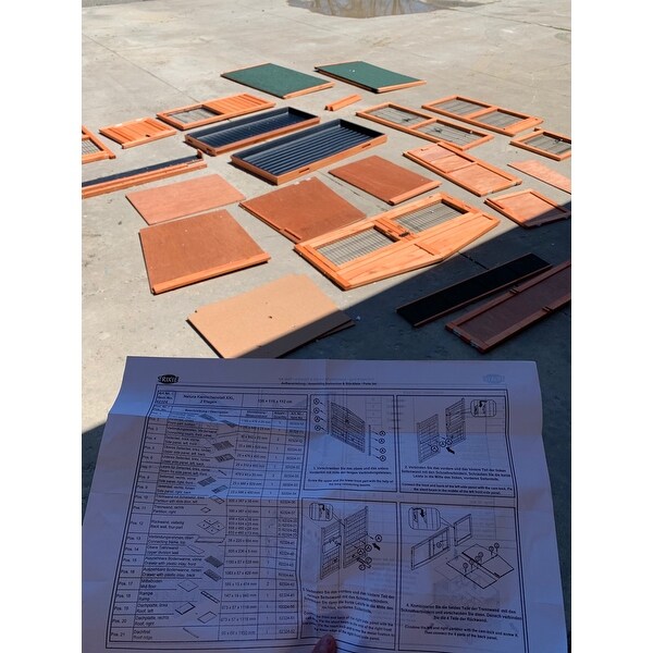 trixie extra large rabbit hutch with attic