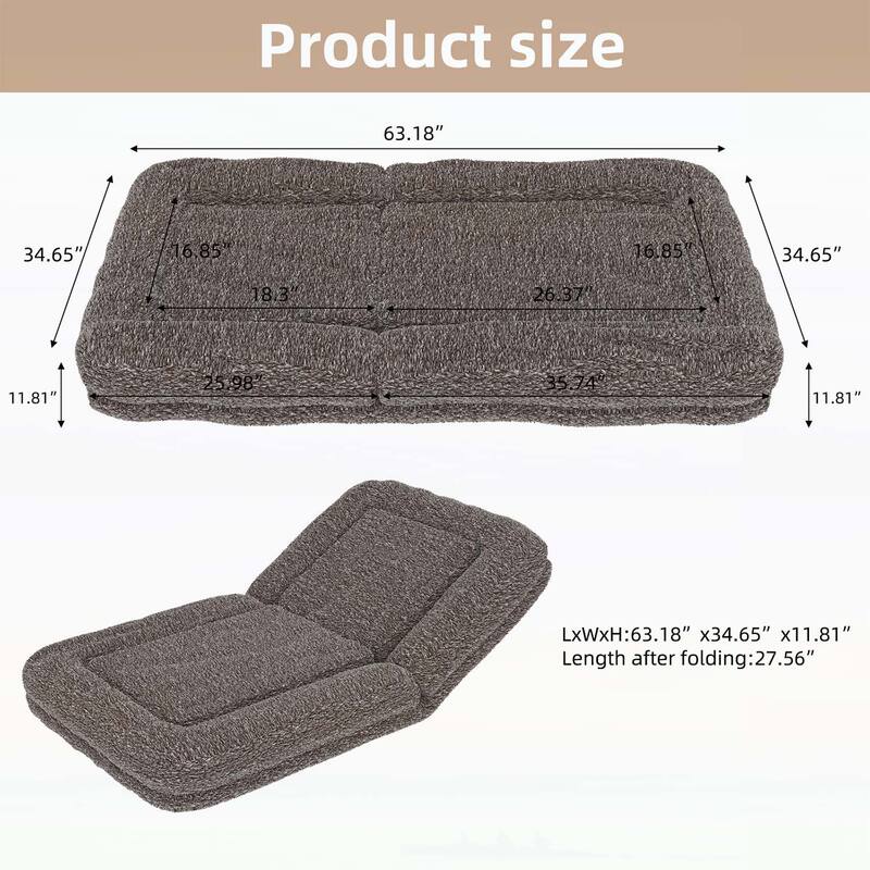 Folding Sofa Chair with 5 Adjustable Positions for Ultimate Relaxation and Comfortable Gaming,Meditation,and Lounging