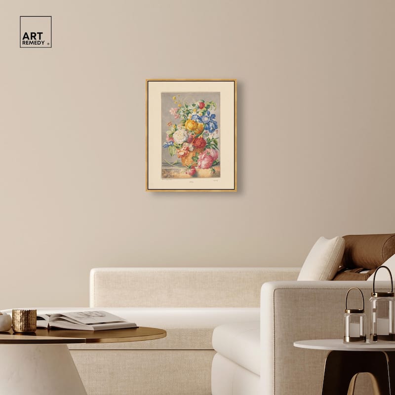 Bloemenstilleven 1777 Canvas by Art Remedy