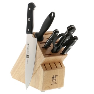 ZWILLING Gourmet 7-pc Knife Block Set - Black