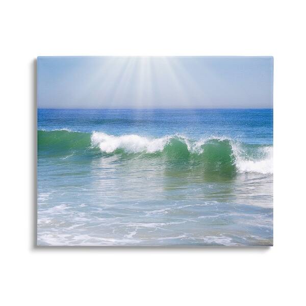 Stupell Rolling Ocean Waves Photography Canvas Wall Art Design by ...