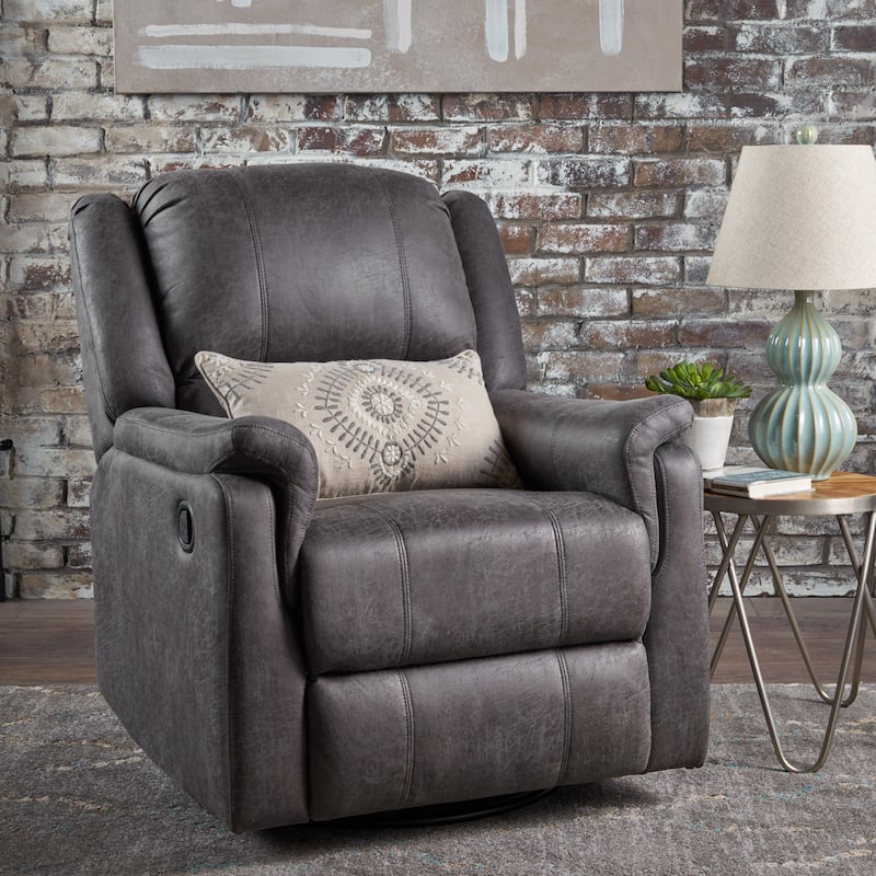 Modern Design Glider Recliner with Swivel