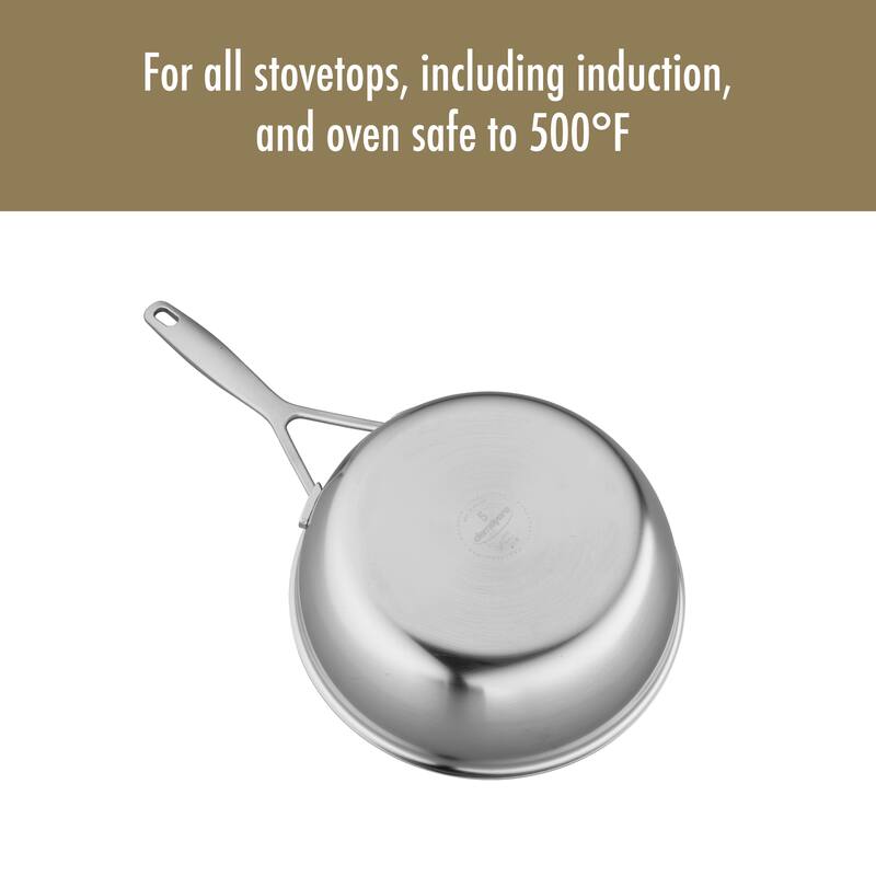 Demeyere Industry 5-Ply 3.5-qt Stainless Steel Essential Pan