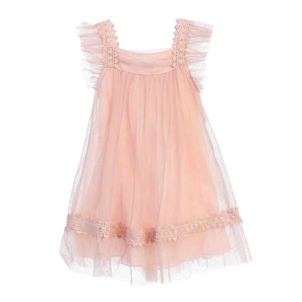 baby girl dusty pink dress