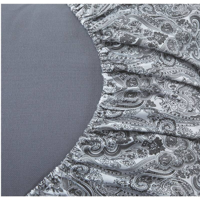 SL SPIRIT LINEN HOME EST. 1988 Paisley 6pc Sheet Set - Microfiber 90GSM