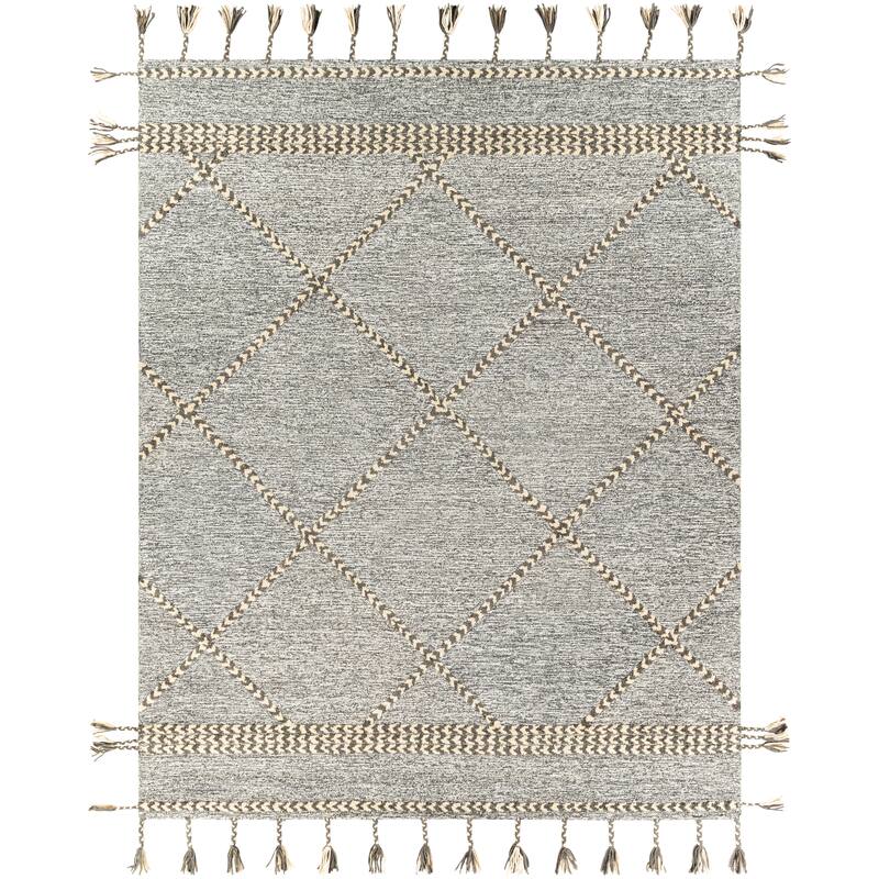 Artistic Weavers Loren Boho Tassel Handmade Wool Area Rug