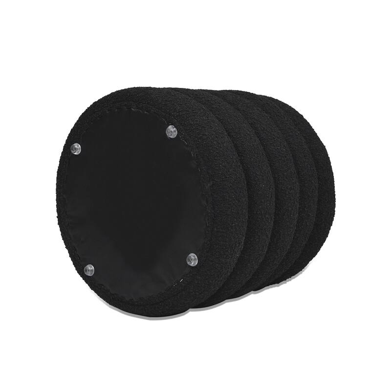 Jennifer Taylor Home Fuji 19" Upholstered Tufted Round Storage Ottoman