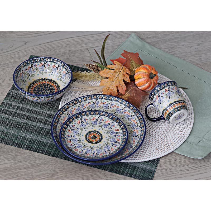Blue Rose Polish Pottery Manufaktura Cereal Bowl