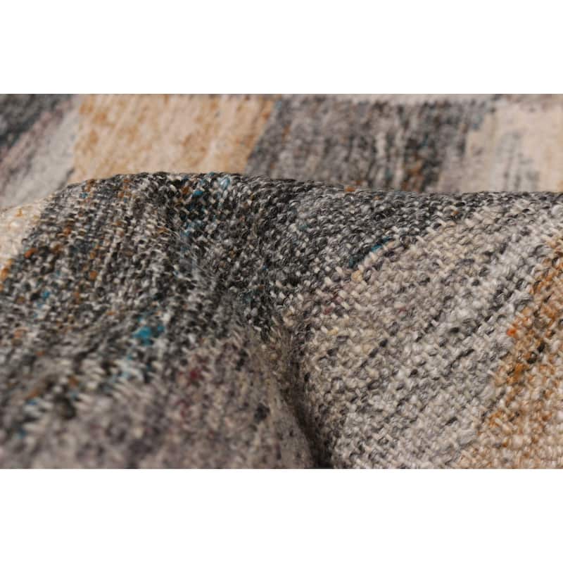 Ankara FW Grey Kilim 5'4" x 7'6" - 5'4 x 7'6