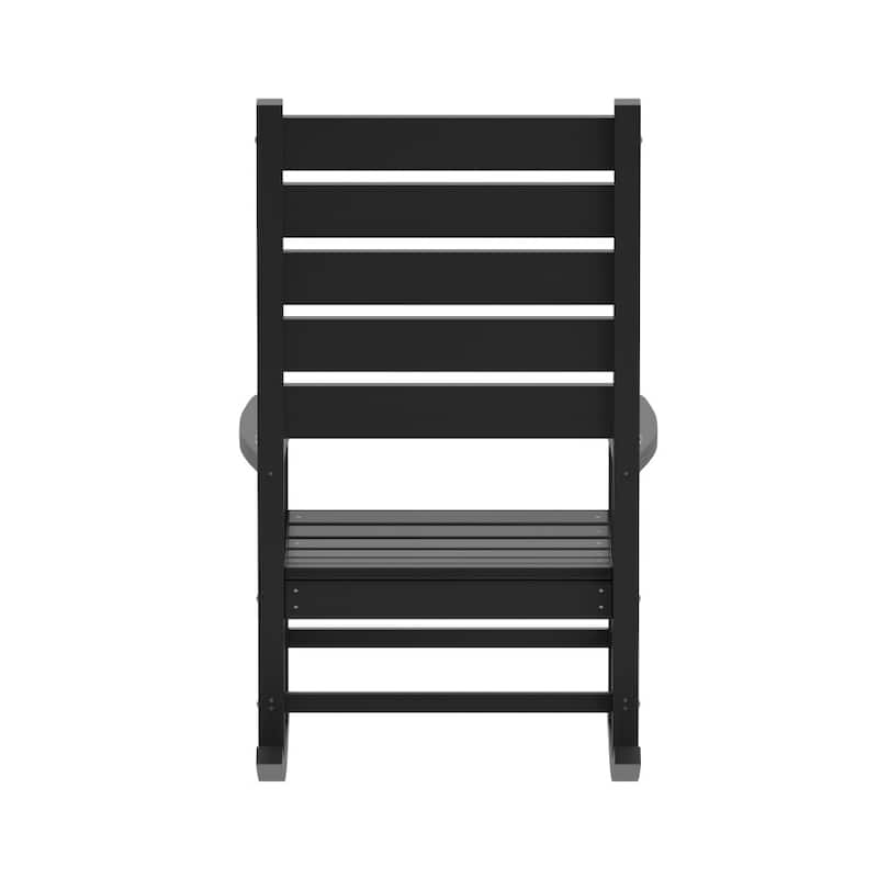 Classic Commercial Grade All-Weather Outdoor Rocking Chairs (Set of 2)