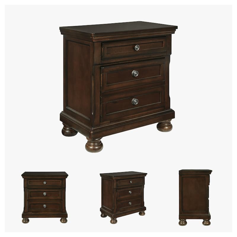 Signature Design by Ashley Porter Rustic Brown 2 Drawer Nightstand