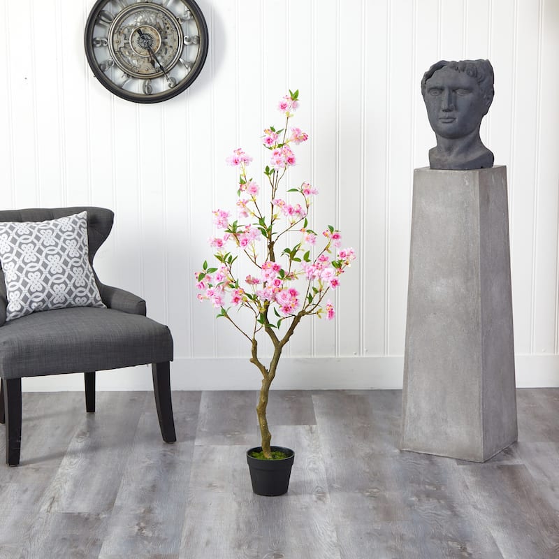 4' Cherry Blossom Artificial Plant - 6"