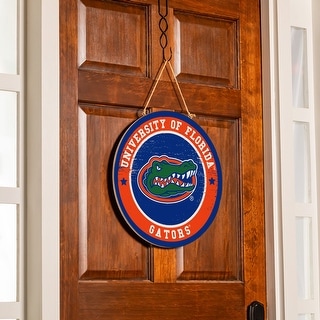 University of Florida Wooden Door Decor Wall Sign - Multi-Color - Bed ...