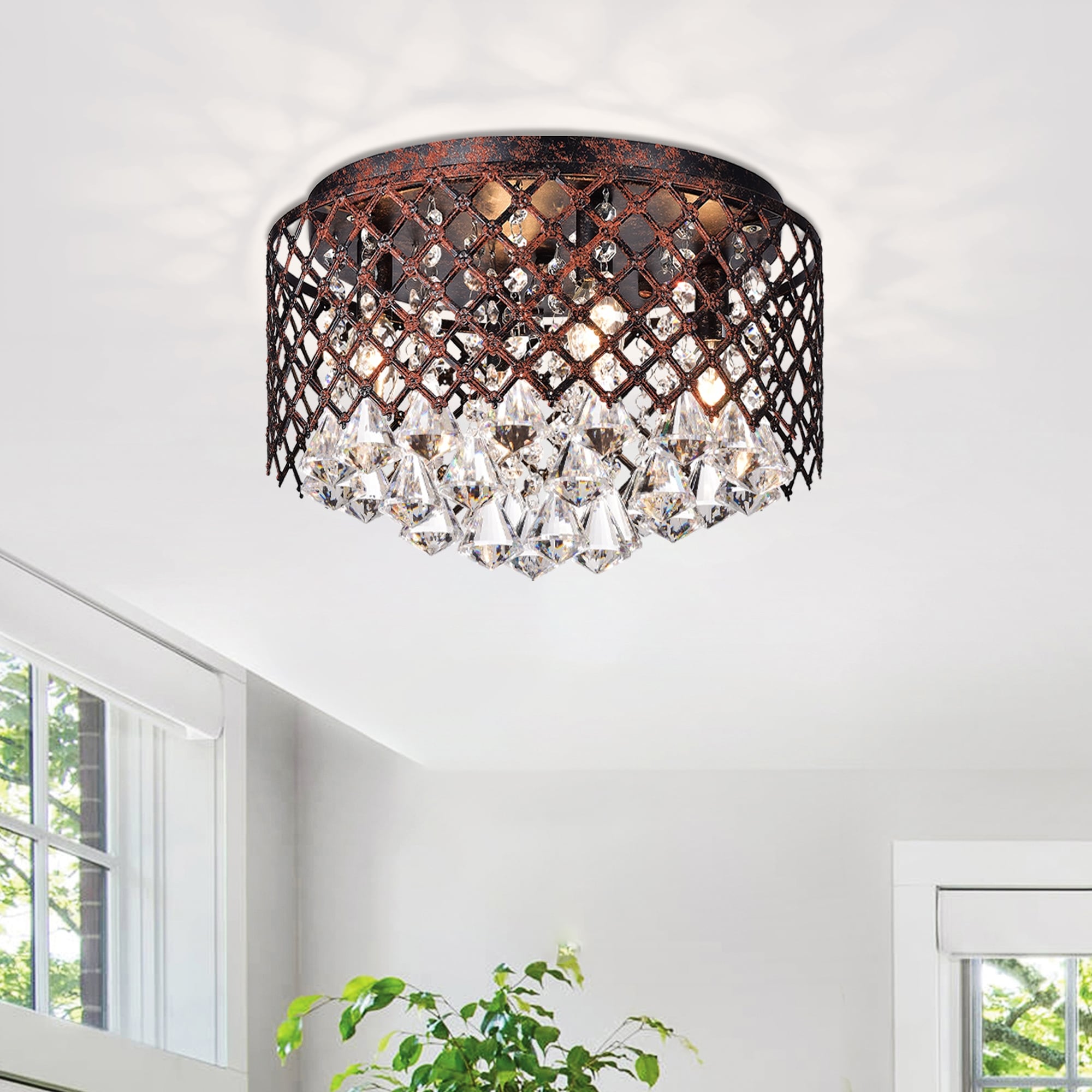 Copper flush mount on sale