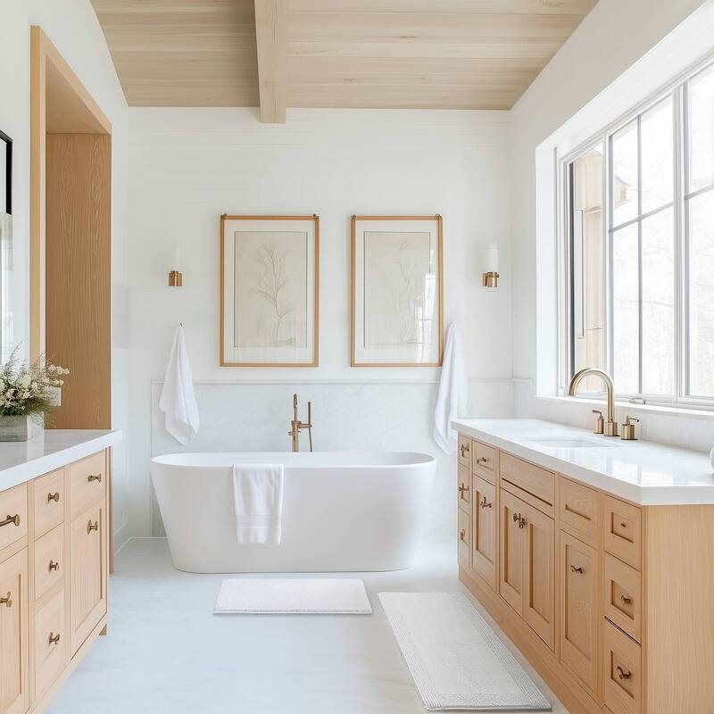 Cotton Tufted 3000 GSM Reversible Bath Rug