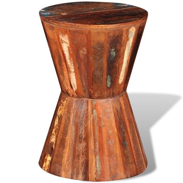 Shop Vidaxl Reclaimed Solid Wood Round Stool Overstock 18965010,Animation Cartoon Character Side View