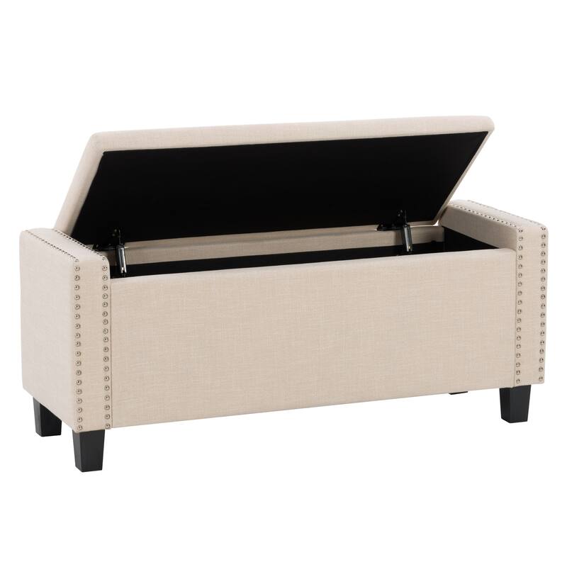 Luna Upholstered Storage Bench