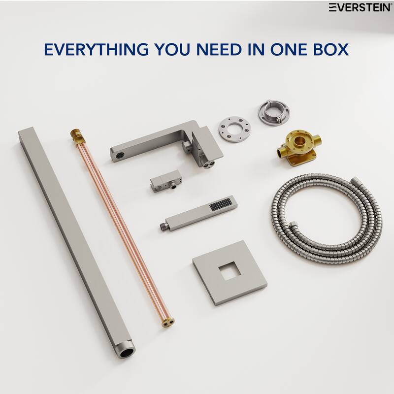 Floor Mount Freestanding Tub Filler with Handshower,Single Handle Bathtub Faucet