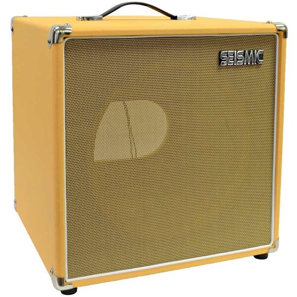 Shop Seismic Audio Orange Tolex Guitar Speaker Cabinet Empty 1x12