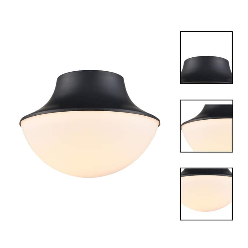 Classic semi flush ceiling light black living room lights for ceiling metal light fixture - N/A