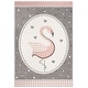 preview thumbnail 13 of 12, SAFAVIEH Carousel Kids Richarde Flamingo Rug 4' x 6' - Pink/Ivory - Rectangle
