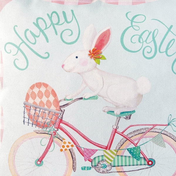 Happy easter pillow discount
