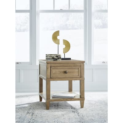 Signature Design by Ashley Sharlance Brown End Table - 20" W x 26" D x 24" H