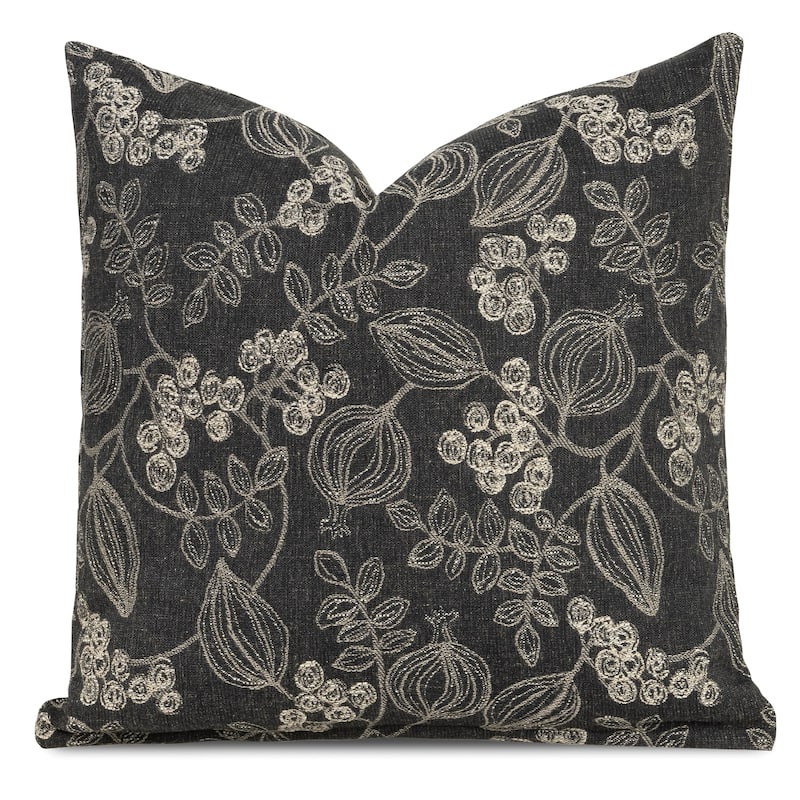 F. Scott Fitzgerald Whymsical Blooms Throw Pillow