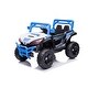 preview thumbnail 7 of 11, 12V Battery-Powered Kids Ride-On Car with Lights, Music, and Parental Control Blue