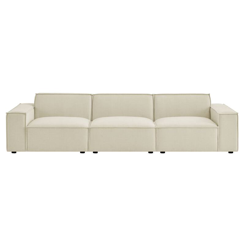 Restore 3-Piece Performance Fabric Upholstered Modular Sofa Set
