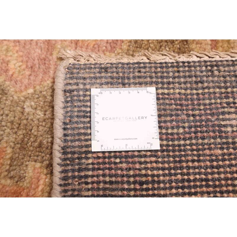 ECARPETGALLERY Hand-knotted Modern Oushak Brown, Taupe Wool Rug - 8'0 x 10'3