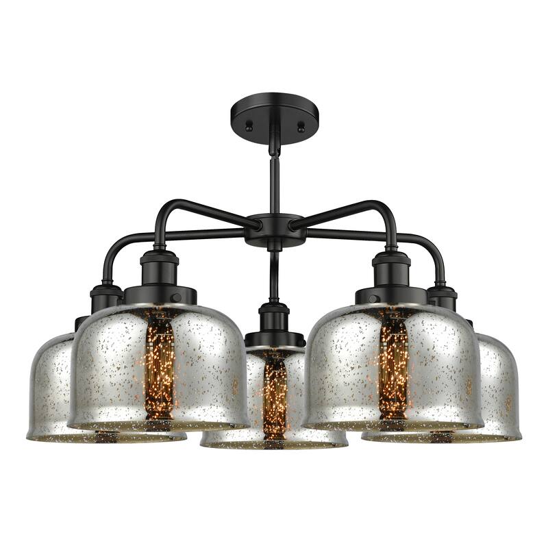 Innovations Lighting Bell - 5 Light 26" Stem Hung Chandelier