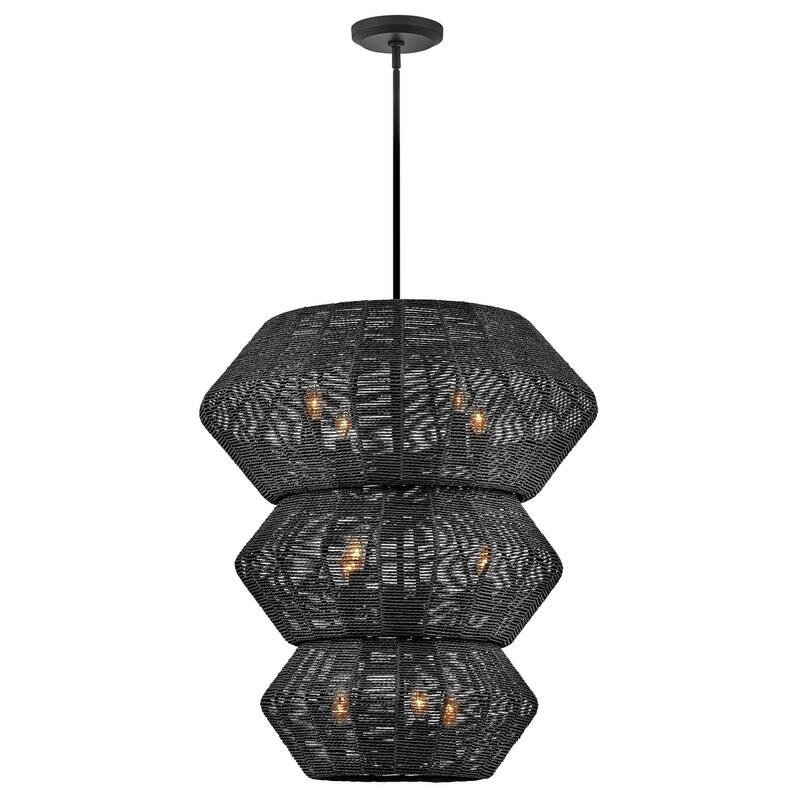 Hinkley Lighting 40388 Luca 10 Light 28" Wide Waterfall Chandelier