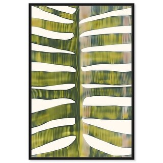 Leaf Bongo I Minimalistic Botanical Art Prints Canvas Wall Art by Art Remedy