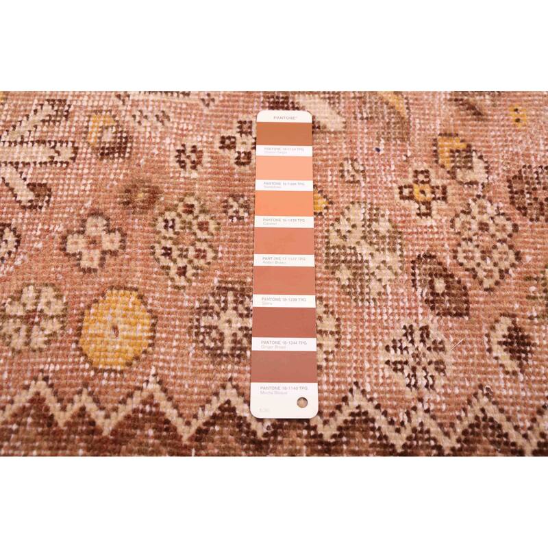 ECARPETGALLERY Hand-knotted Antalya Vintage Tan Wool Rug - 5'3 x 9'11