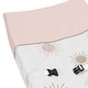 preview thumbnail 4 of 4, Boho Desert Sun Girl Changing Pad Cover - Blush Pink Mauve Gold Taupe Bohemian Watercolor Mountains Southwest Nature Outdoors