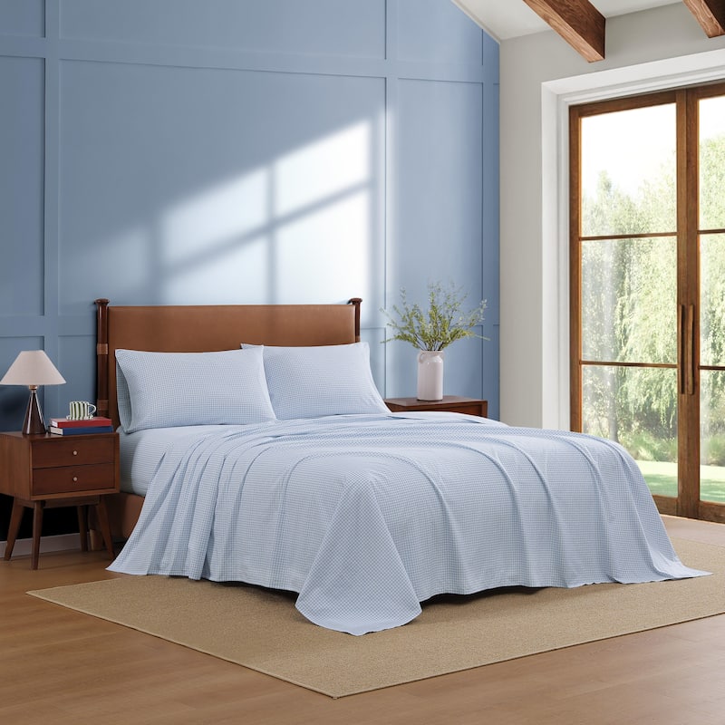 Tommy Hilfiger Printed Cotton Percale Sheet Set