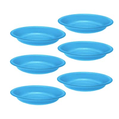 Plastic Plate 15-Ounce Microwavable,Dishwasher Safe