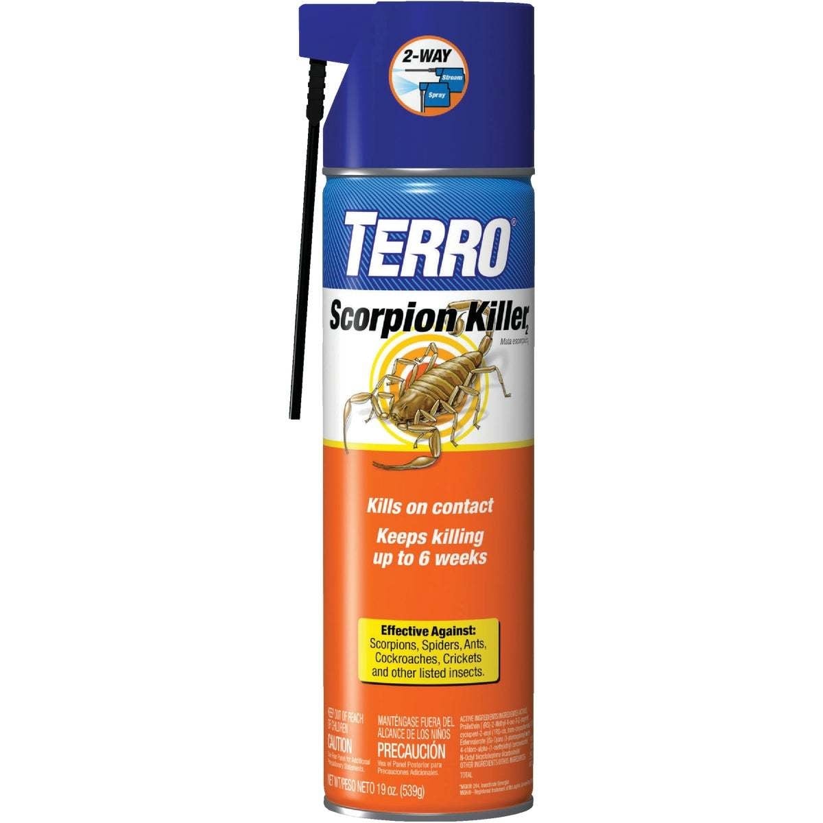 Terro 16 Oz. 2-Way Spray Aerosol Spray Scorpion & Spider Killer - 1 Each - 19 Oz.