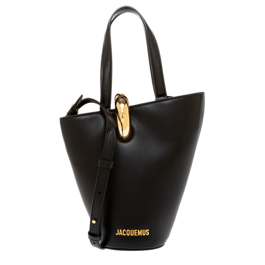 Jacquemus Small Asymmetric Le Bambola Bucket Bag