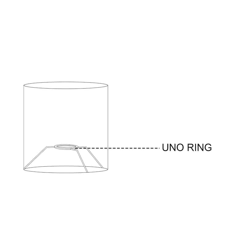 13.5 in. White Finish Table Lamp with White Shade, Sturdy Table Lamp for Living Rooms and Bedrooms