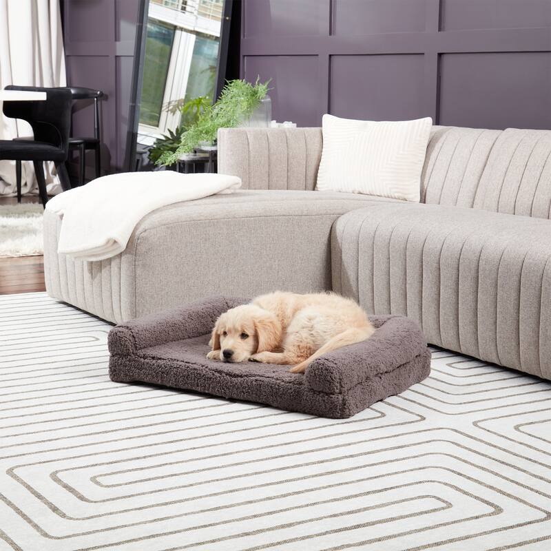 Millie Sherpa Sofa Style Dog Bed